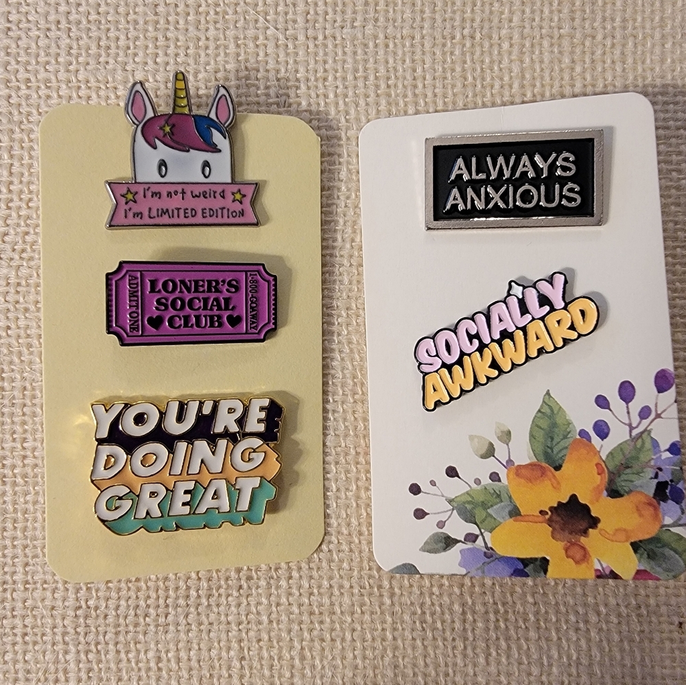 * Introvert Pin Party Pack * - Picture 1 of 7